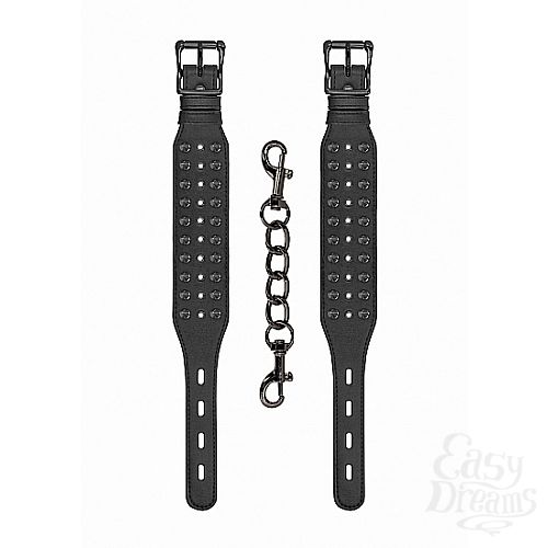  2   Ouch! Skulls and Bones Black Spikes SH-OU288BLK