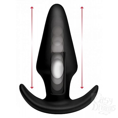  1:  XR Brands Kinetic Thumping 7X Large Anal Plug -    , 13.35  