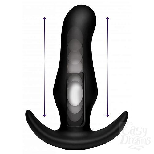  1:  XR Brands Kinetic Thumping 7X Prostate Anal Plug -    , 13.34  