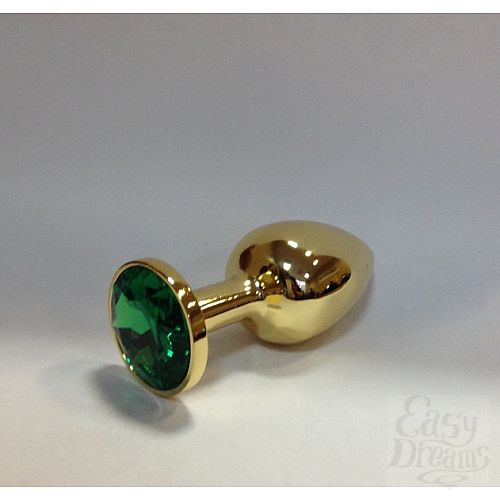 ���������� 1:  �������� ������ Butt Plug Gold Small Green
