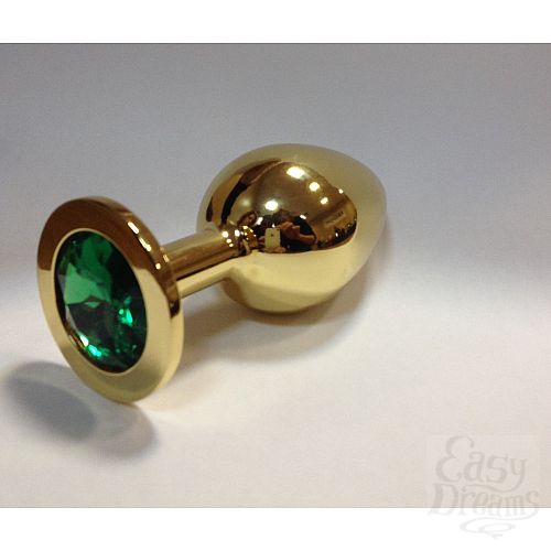 ���������� 1:  �������� ������ Butt Plug Gold Large Green