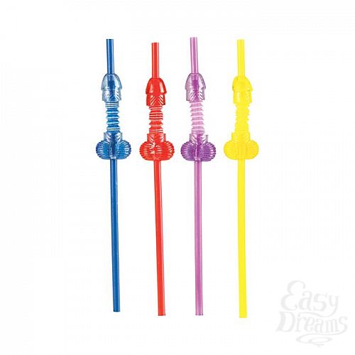 ���������� 2  ����� �� ���� ����������� �������� Penis Straws 2424-10CDSE
