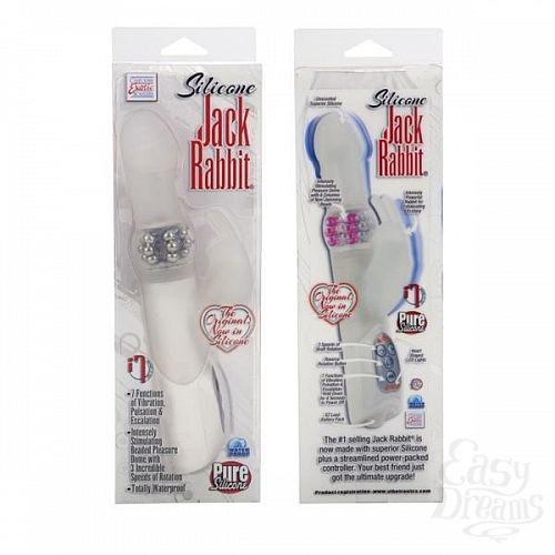  3  Silicone Jack Rabbit-White 0611-25CDSE