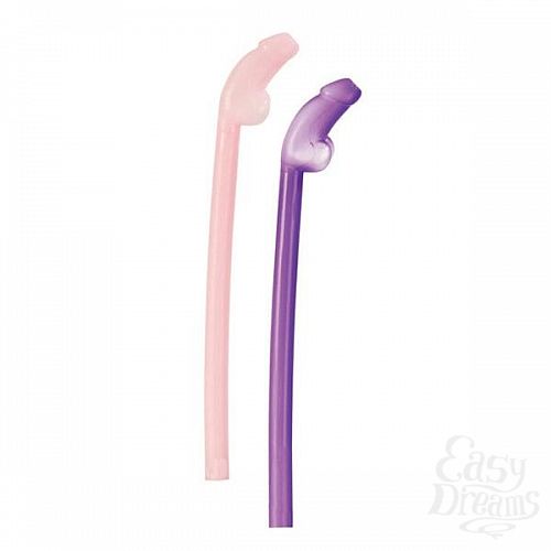 ���������� 2  ����� �������� ��� �������� � ����� ������ Penis Straws(8��) 2424-20CDSE