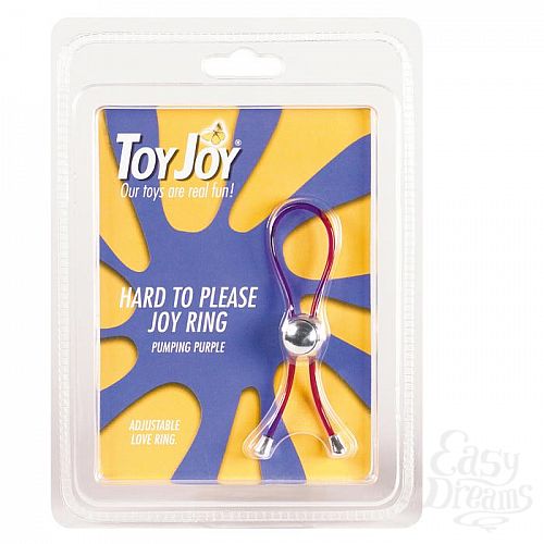 Фотография 2:  Утягивающее лассо HARD TO PLEASE JOY RING PURPLE 9131TJ Фотография 2  Утягивающее лассо HARD TO PLEASE JOY RING PURPLE 9131TJ