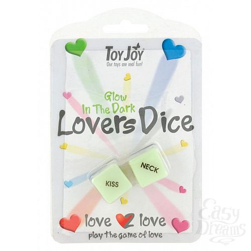 Фотография 1:  Кубики для игр LOVE2LOVE GLOW IN THE DARK DICE 9899TJ Фотография 1:  Кубики для игр LOVE2LOVE GLOW IN THE DARK DICE 9899TJ