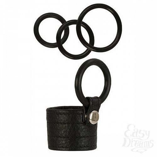  2   ADONIS ZEUS LEATHER COCKRING 1367-50BXSE