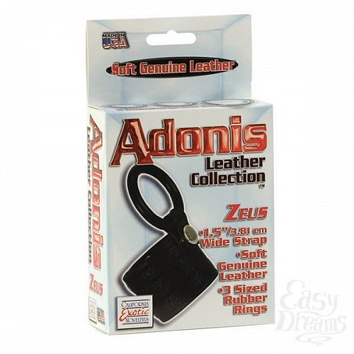  3   ADONIS ZEUS LEATHER COCKRING 1367-50BXSE