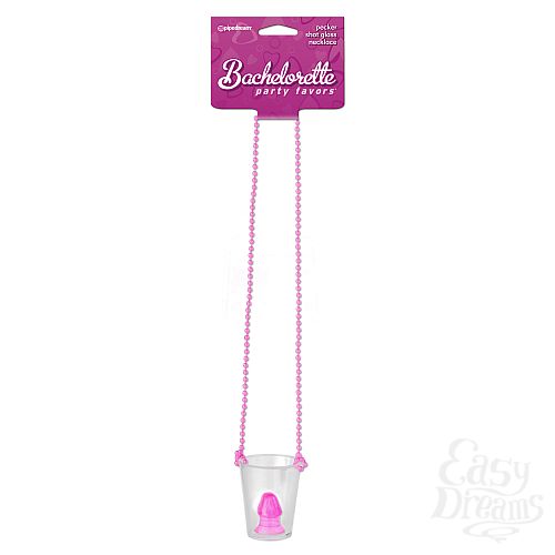 ���������� 1:  ����� � �������� Pecker Shot Glass Necklace PINK 792620PD