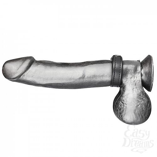 Фотография 3:  Кольцо на пенис из искусственной кожи на клепках (3,5-5,5см) SNAP COCK RING BLM1713 Фотография 3  Кольцо на пенис из искусственной кожи на клепках (3,5-5,5см) SNAP COCK RING BLM1713