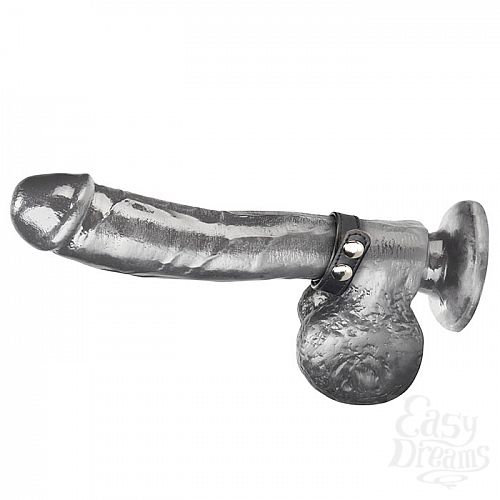 Фотография 3:  Кольцо на пенис из искусственной кожи на клепках (4-6 см) SNAP COCK RING BLM1724 Фотография 3  Кольцо на пенис из искусственной кожи на клепках (4-6 см) SNAP COCK RING BLM1724