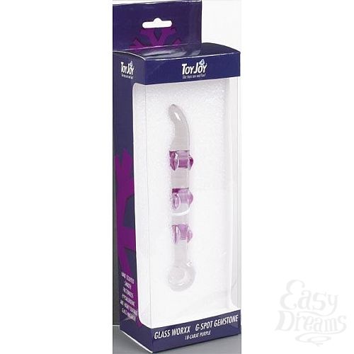 ���������� 2  ������������� ���������� Glass Worxx G-spot Gemstone, 17 ��, ����������