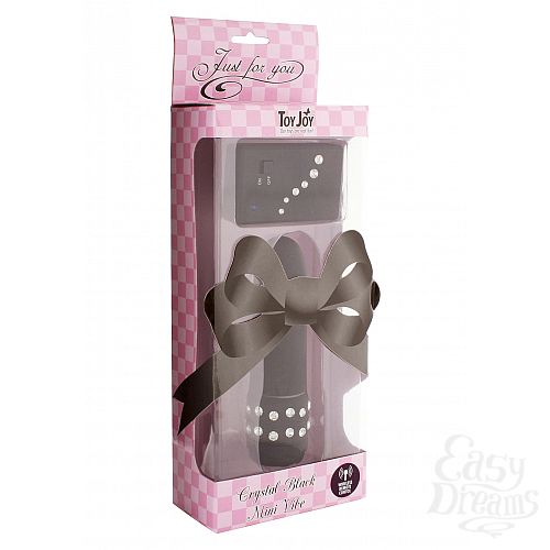 ���������� 1:  �������� CRYSTAL MINI VIBE BLACK 10064TJ