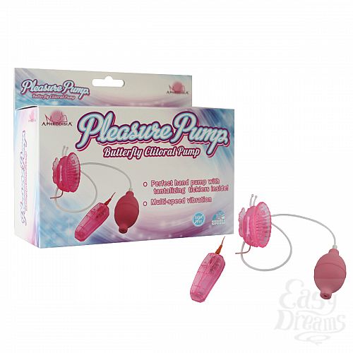 ���������� 1:  ����� � ��������� ������� Pleasure Pump- Butterfly Clitoral 54002-pinkHW