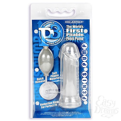 ���������� 2  ��������� ����� P3 Penis Pump Clear 0661-02 CD DJ
