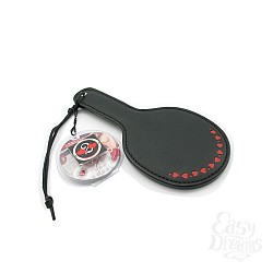 Круглая шлепалка инкрустированная сердцами H2H976H Круглая шлепалка инкрустированная сердцами H2H976H