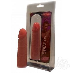 Телесная насадка для страпона Харнесс - 17,5 см. Телесная насадка для страпона Харнесс - 17,5 см.