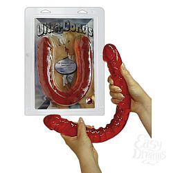 Двусторонний красный фаллоимитатор - 43 см. Двусторонний красный фаллоимитатор - 43 см.