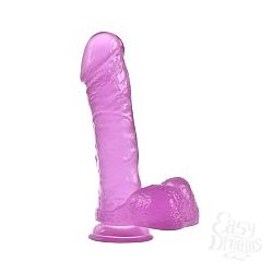 Фиолетовый фаллоимитатор Jelly Studs Фиолетовый фаллоимитатор Jelly Studs