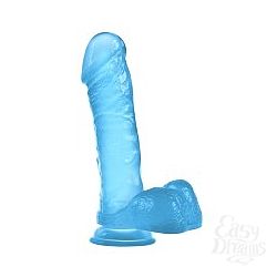 Голубой фаллоимитатор Jelly Studs Голубой фаллоимитатор Jelly Studs