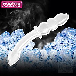 Прозрачный двусторонний стимулятор из стекла - 17,8 см. Прозрачный двусторонний стимулятор из стекла - 17,8 см.