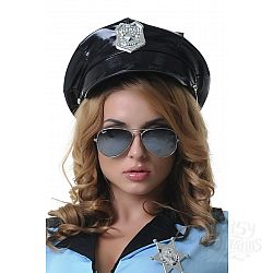 Фуражка полицейского (винил), One Size, Фуражка полицейского (винил), One Size,
