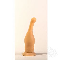 Анальный стимулятор на присоске - 16,5 см, Телесный Анальный стимулятор на присоске - 16,5 см, Телесный