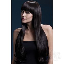 Каштановый парик Bella с длинными волосами Каштановый парик Bella с длинными волосами