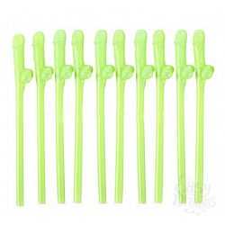 Флуоресцентные трубочки для напитков - 10 шт Флуоресцентные трубочки для напитков - 10 шт