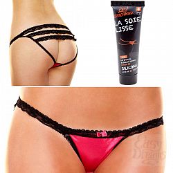 Smart Set 5: трусики с открытой попкой и силиконовый анальный лубрикант Smart Set 5: трусики с открытой попкой и силиконовый анальный лубрикант