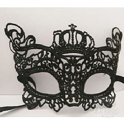 Маска Королевская 21 см, Черный Маска Королевская 21 см, Черный