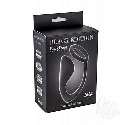         Button Anal Plug Black 4216-01Lola