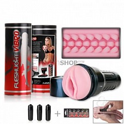 Мастурбатор с вибрацией Fleshlight Vibro - Pink Lady Touch Мастурбатор с вибрацией Fleshlight Vibro - Pink Lady Touch