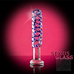 Стеклянный фаллос со спиралью (Sexus-glass 912004) Стеклянный фаллос со спиралью (Sexus-glass 912004)