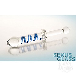 Двусторонний стеклянный фаллоимитатор (Sexus-glass 912044) Двусторонний стеклянный фаллоимитатор (Sexus-glass 912044)