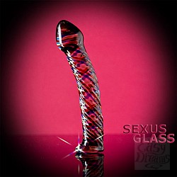 Стеклянный фаллос Радуга (Sexus-glass 912046) Стеклянный фаллос Радуга (Sexus-glass 912046)