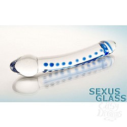 Двойной прозрачный фаллос из стекла (Sexus-glass 912049) Двойной прозрачный фаллос из стекла (Sexus-glass 912049)