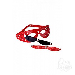 Маска кожаная красная Маска кожаная красная