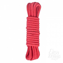 Красная хлопковая веревка 3 м для бондажа LBP5101-RED Красная хлопковая веревка 3 м для бондажа LBP5101-RED