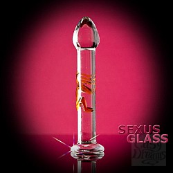 Стеклянный прозрачный фаллос на подставке (Toyfa 912070-1) Стеклянный прозрачный фаллос на подставке (Toyfa 912070-1)