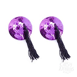 Фиолетово-черные пэстисы с пайетками YTS-7HPNK Фиолетово-черные пэстисы с пайетками YTS-7HPNK