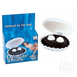 Жемчужины удовольствия - белые вагинальные шарики Жемчужины удовольствия - белые вагинальные шарики