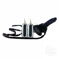 Женский фаллопротез Black Vibro Duo Prosthetic Large 3000004168 Женский фаллопротез Black Vibro Duo Prosthetic Large 3000004168