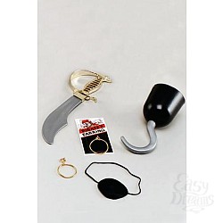 Крюк пирата черный 20см 02322 Крюк пирата черный 20см 02322