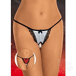 Трусики-смокинг с разрезиком Трусики-смокинг с разрезиком