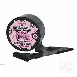 Лента для бондажа Brutal Pink Bondage Black 9685TJ Лента для бондажа Brutal Pink Bondage Black 9685TJ