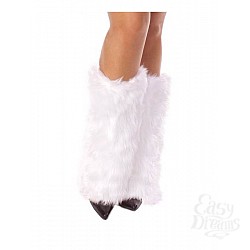 Гетры меховые белые 50см 02519white Гетры меховые белые 50см 02519white