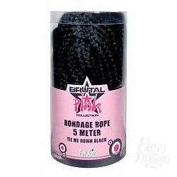 Черная фиксирующая верёвка Bondage Rope Черная фиксирующая верёвка Bondage Rope