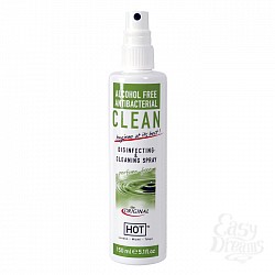 Очищающий спрей для секс игрушек HOT Clean, 150 мл Очищающий спрей для секс игрушек HOT Clean, 150 мл