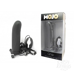 Черный страпон с вибратором Mojo Ghia Черный страпон с вибратором Mojo Ghia